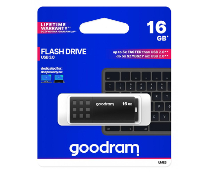 PenDrive Pendrive GOODRAM UME3 16GB USB 3.2 Czarny